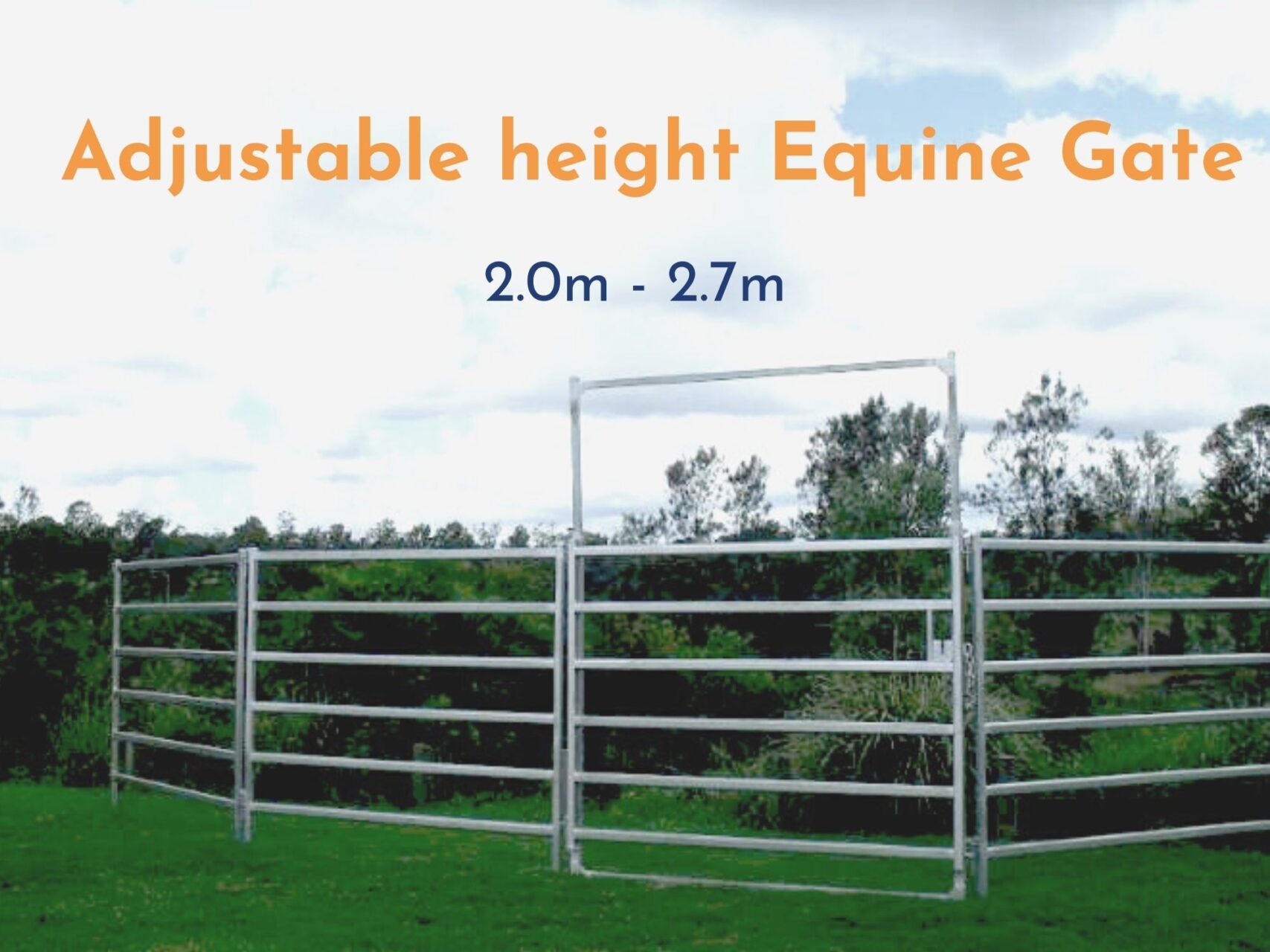 Horse Ring - Gate and Panels for equine lunging round ring