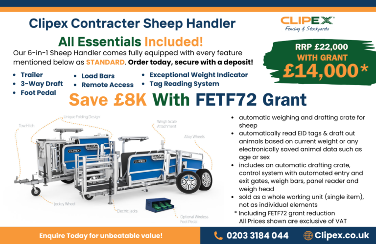Contractor Sheep Handler - 6 in 1 FETF grant approved