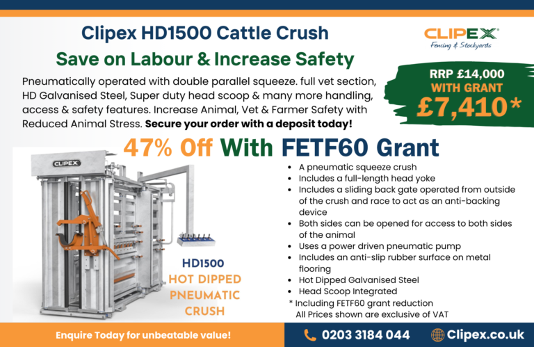 HD1500 Cattle Crush FETF grant approved